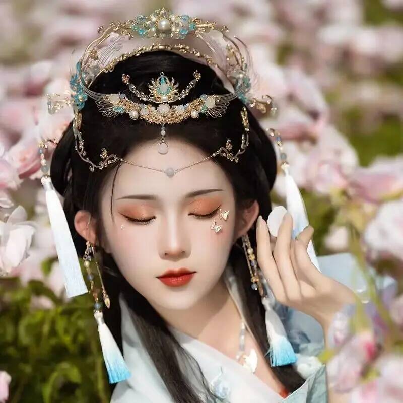 Ethnic Fashion Accessories - Chinese Hanfu Haarkroon Vrouwen Traditionele Vintage