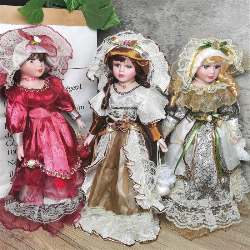 Ethnic Fashion House - 41Cm Russische Keramische Pop Speelgoed Thuis