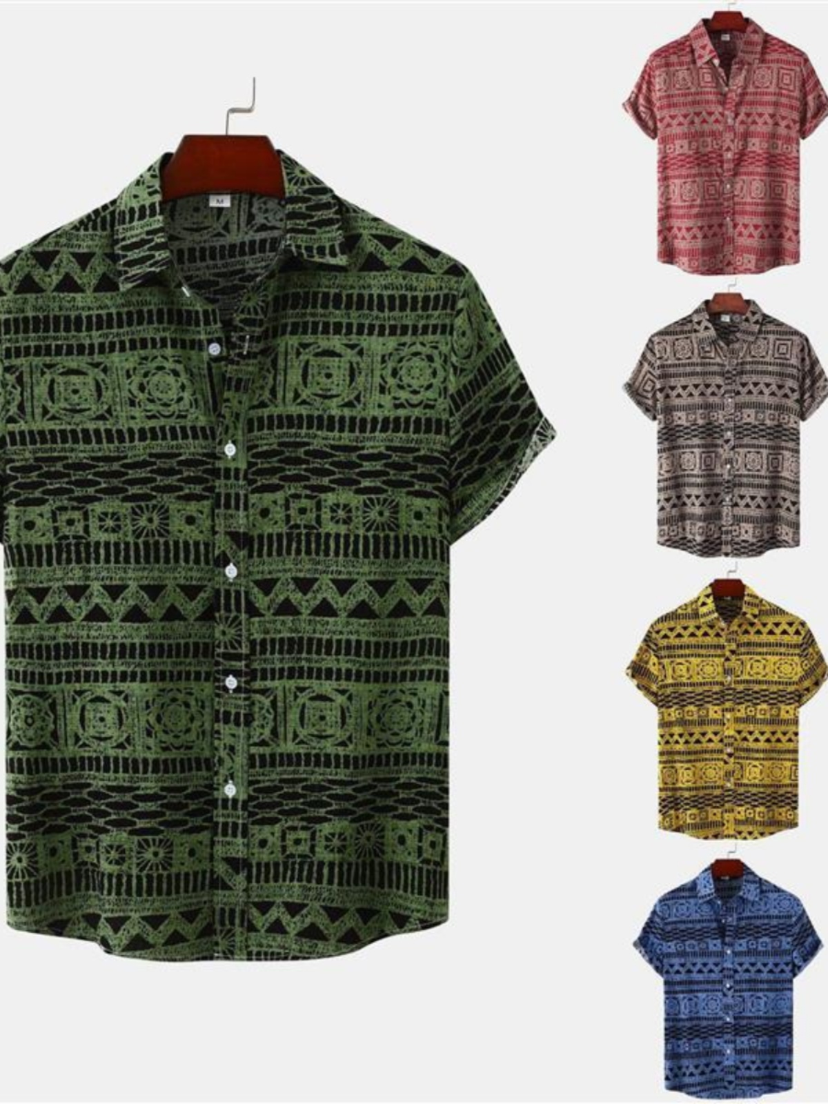 Urban Ethnic Fashion - Zomer 2026 Grote Maat Heren Korte