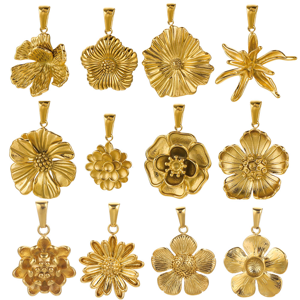 Ethnic Fashion Accessories - 2-delige veel roestvrijstalen bedels hangers BOHO