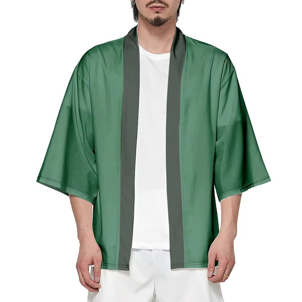 Haori Japanese Jacket - Zomer Nieuwe Heren Lichtgewicht Kimono's Traditionele