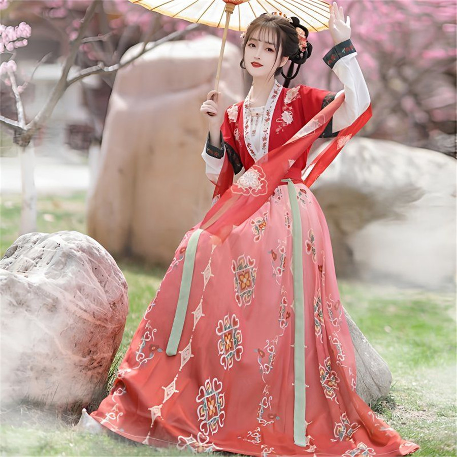 Ethnic Dress Fashion Show - Hanfu Chinese Traditionele Jurk Cosplay Kostuums