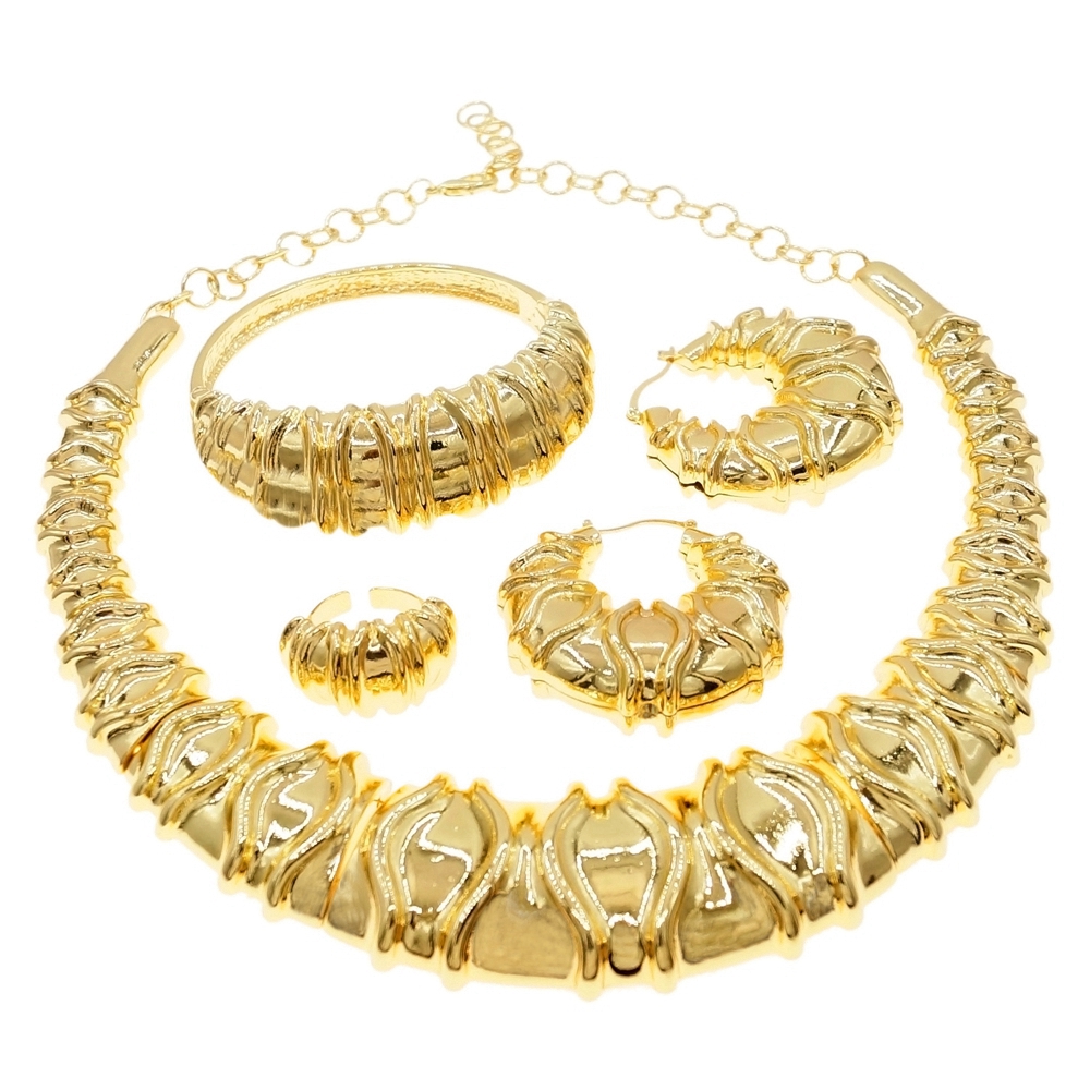 Latest Ethnic Fashion For Women - Nieuwste mode Dubai vergulde ketting sieraden