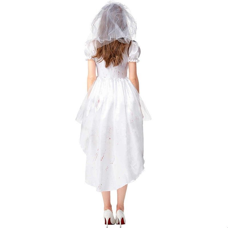 Halloween Wit Spookbruid Kostu - Ethnic Fashion House recensie en prijs