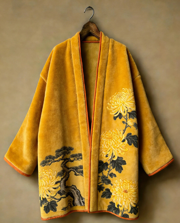 Dikker flanellen Japanse kimon - Haori Japanese Jacket recensie en prijs