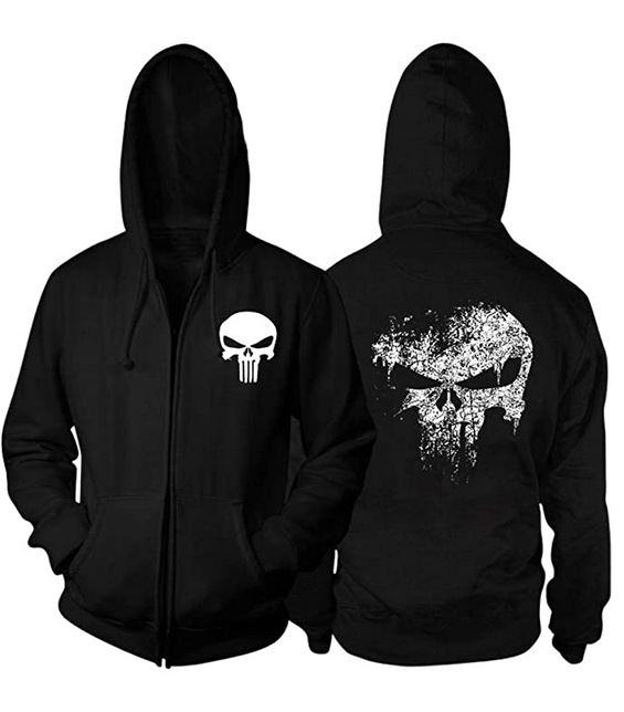 3D-geprinte Punisher hoodie me - Haori Japanese Jacket recensie en prijs