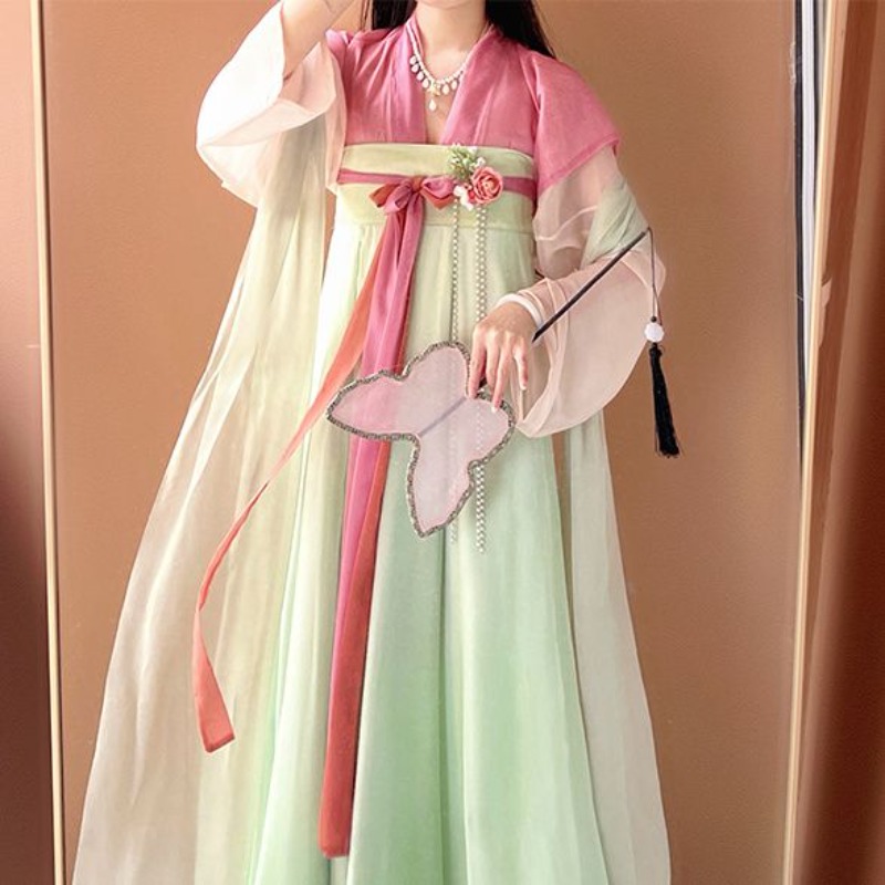 Chinese Traditionele Roze Oran - Ethnic Dress Fashion Show recensie en prijs