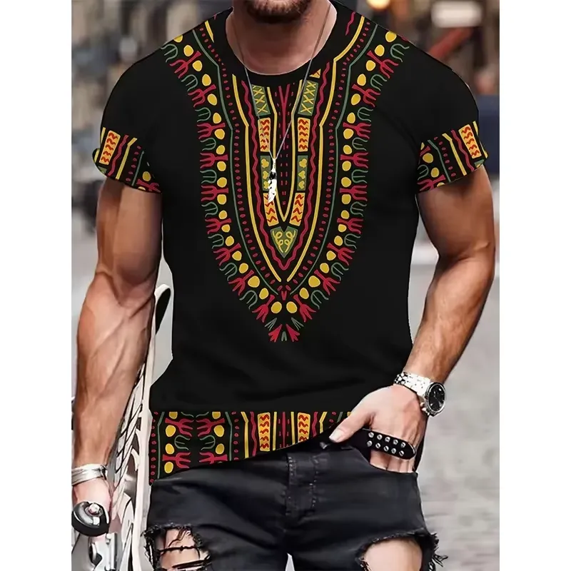 Afrikaanse etnische patroon T- - Dashiki Shirt Men recensie en prijs